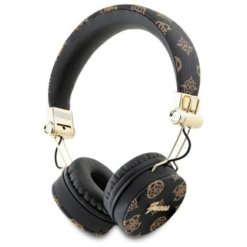 Guess słuchawki nauszne Bluetooth ENC    GUBH70EPOSMK czarny/black Peony Script Round Shape