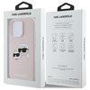 KARL LAGERFELD ETUI HARDCASE SILIKONOWE DO IPHONE 16 PRO 6.3 DO MAGSAFE
