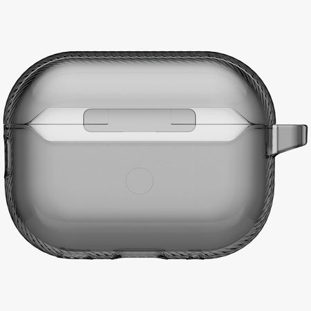 Etui UNIQ Glase Pro do AirPods Pro 3     Lock Case smoke