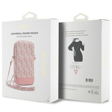 GUESS TOREBKA ZIP GCUBE BOTTOM STRIPE DO LIFESTYLE Z MODERNISTYCZNYM STYLEM