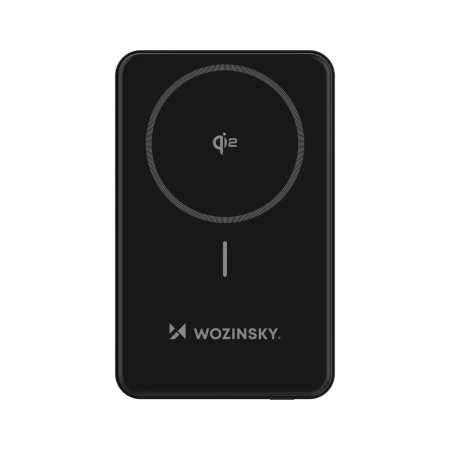 WOZINSKY POWERBANK 10000MAH DO SMARTFONÓW 22,5W PD Z PODSTAWKĄ USB-A USB-C