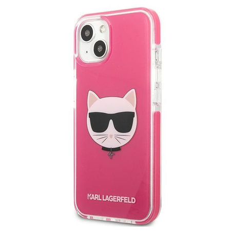 Karl Lagerfeld KLHCP13MTPECPI iPhone 13 6,1" hardcase fuksja/fuschia Choupette Head