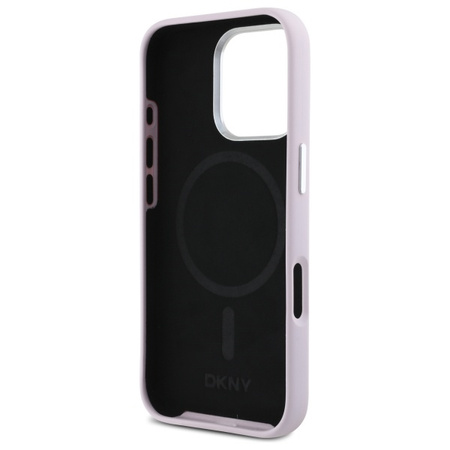 DKNY ETUI DO IPHONE 16 PRO MAX 6.9 DO MAGSAFE LIQUID SILICONE SMALL METAL