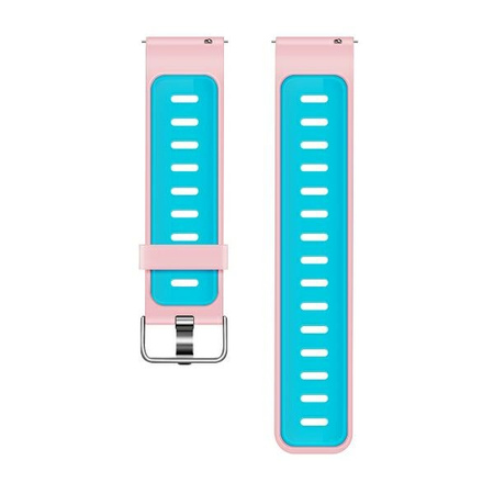BELINE PASEK 20MM SILIKONOWY DO ZEGARKA DWUKOLOROWY DO MODELI APPLE WATCH 7