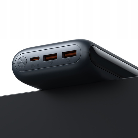 MCDODO POWERBANK Z WYŚWIETLACZEM 20000MAH 65W 3 X USB USB-C + KABEL USB-C CZARNY