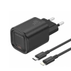 FONENG ładowarka sieciowa EU69 PD 20W 1xUSB-C + kabel USB-C - Lightning Czarny
