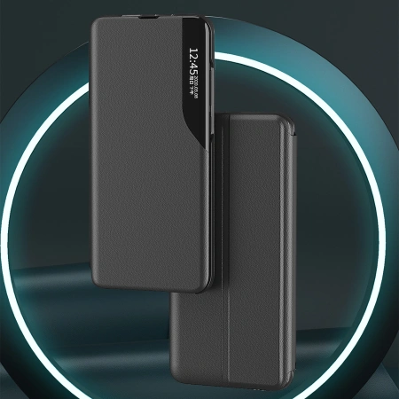 HURTEL ETUI ECO LEATHER VIEW CASE DO IPHONE 16E POKROWIEC Z KLAPKĄ OCHRONNY