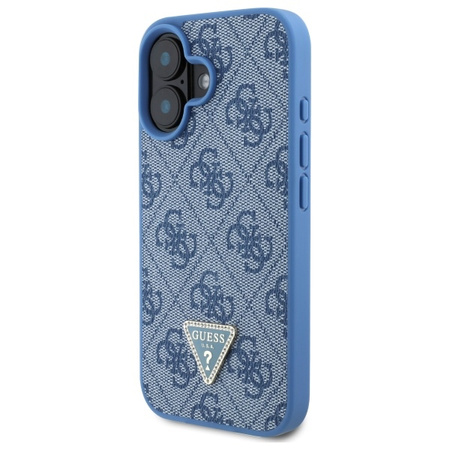 Guess GUHCP16SP4TDSCPB iPhone 166.1 niebieski/blue hardcase Leather Metal Logo Strass Crossbody
