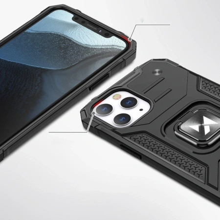 WOZINSKY RING ARMOR ETUI PANCERNE DO IPHONE 14 PRO MAX MAGNETYCZNY UCHWYT