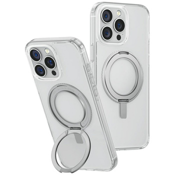 UNIQ ETUI SWIVIX DO IPHONE 16 PRO MAX 360 ROTUJĄCE STANOWISKO TRANSPARENTNE