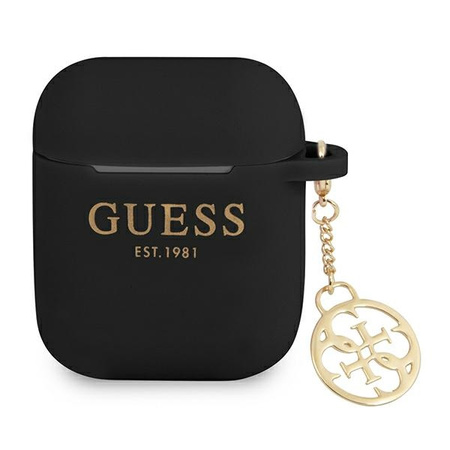 GUESS ETUI CHARM 4G SILIKONOWE DO AIRPODS 1 2 NOWOCZESNY DESIGN I TRWAŁOŚĆ