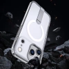 Etui Hybrid Armor X na Samsung Galaxy S25 FE z podstawką kompatybilne z MagSafe - przezroczyste