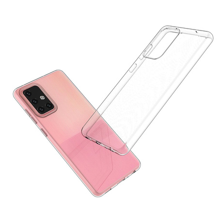 Żelowy pokrowiec etui Ultra Clear 0.5mm Samsung Galaxy A73 przezroczysty