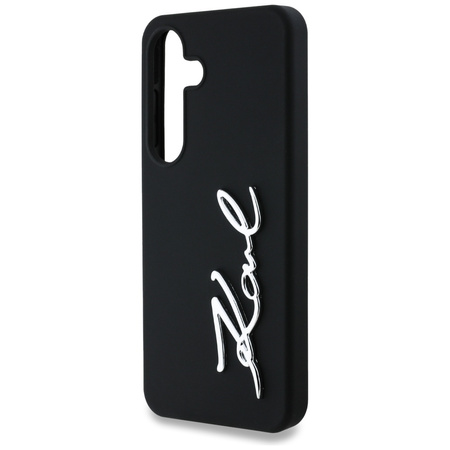 KARL LAGERFELD ETUI SILICONE METAL SIGNATURE LOGO DO SAMSUNG GALAXY S25