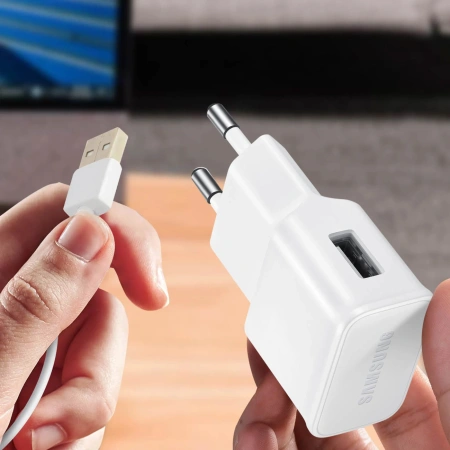 SAMSUNG ŁADOWARKA 15W USB-A DO TELEFONÓW Z KABLEM USB-C 1M SZYBKIE
