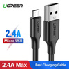 UGREEN KABEL USB MICRO USB QC 3.0 2.4A DO TELEFONÓW SZYBKIE ŁADOWANIE 0.5M