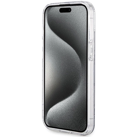 Etui Guess IML GCube MagSafe na iPhone 15 Plus / 14 Plus - czarne