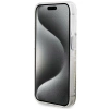 Etui Guess Liquid Glitter Gold Stripes na iPhone 15 Pro - przezroczyste