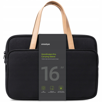 INNOSTYLE DAMSKA TORBA NA LAPTOPA 15 6 16 WODOODPORNA OMNIPROTECT PRO CZARNA