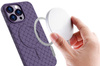Plecione etui MagSafe Woven Case do iPhone 15 Pro Max - granatowe
