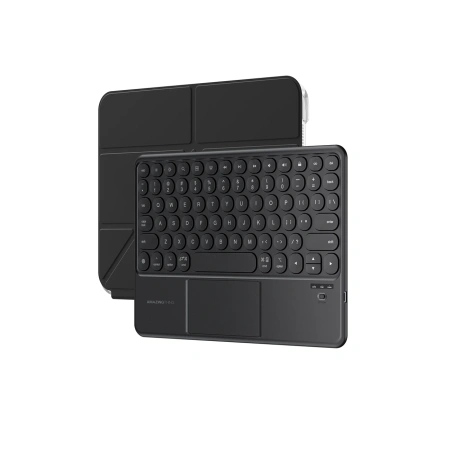 Etui z klawiaturą AMAZINGTHING Minimal Case Keylite Combo na iPad Air M3 11" - czarne