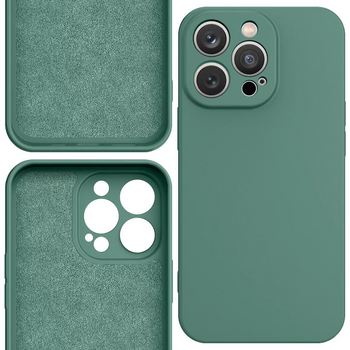 Silicone case etui Xiaomi Redmi Note 11 Pro 5G / 11 Pro / 11E Pro silikonowy pokrowiec zielone