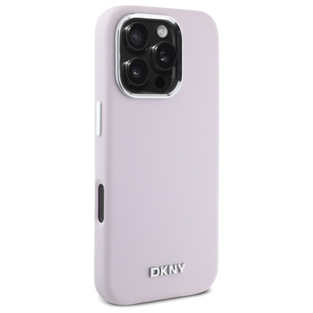 DKNY ETUI DO IPHONE 16 PRO MAX 6.9 DO MAGSAFE LIQUID SILICONE SMALL METAL
