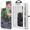 Guess GUHCP14MLFLSB iPhone 14 Plus 6,7" niebieski/blue hardcase Flower Liquid Glitter