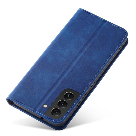 Magnet Fancy Case etui Samsung Galaxy S23+ pokrowiec z klapką portfel podstawka niebieskie