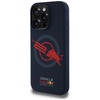 Etui Red Bull HC Silicone ORBR20 Logo Red Lining do iPhone 15 Pro MagSafe granatowy