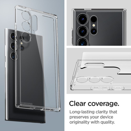 SPIGEN ULTRA HYBRID CASE GALAXY S24 ULTRA OCHRONNY POKROWIEC PRZEZROCZYSTY