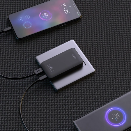 DUDAO ŁADOWARKA SIECIOWA GAN A65Q 65W USB-A USB-C PD DO TELEFONÓW LAPTOPÓW