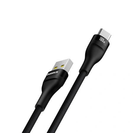 BASEUS KABEL PRZEWÓD USB-C DO USB-A 100W 1M DO TELEFONÓW SZYBKIE ŁADOWANIE