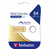VERBATIM PENDRIVE 64GB USB-A 3.2 DO KOMPUTERA ZŁOTA PAMIĘĆ METALOWA OBUDOWA