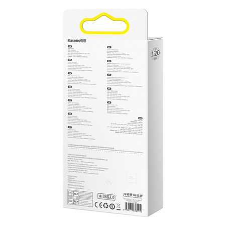 Baseus Flash Series Ⅱ kabel 3w1 do szybkiego ładowania USB-A do USB-C / Micro-USB / Lightning 66W 480Mb/s 1.2m fioletowy