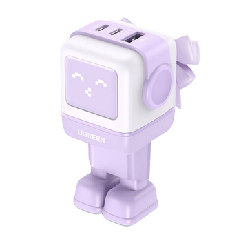 UGREEN ŁADOWARKA NEXODE RG DO TELEFONÓW 65W Z 2X USB-C I USB WIELOFUNKCYJNA