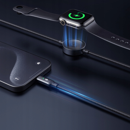 MCDODO ŁADOWARKA INDUKCYJNA DO APPLE WATCH 2W1 KABEL DO IPHONE MACBOOK 60W