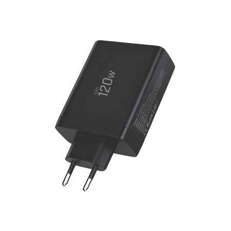TECH-PROTECT NC120W-GAN 4-PORT NETWORK CHARGER PD 120W / QC3.0 BLACK