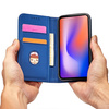 Magnet Card Case etui do iPhone 12 Pro pokrowiec portfel na karty kartę podstawka niebieski