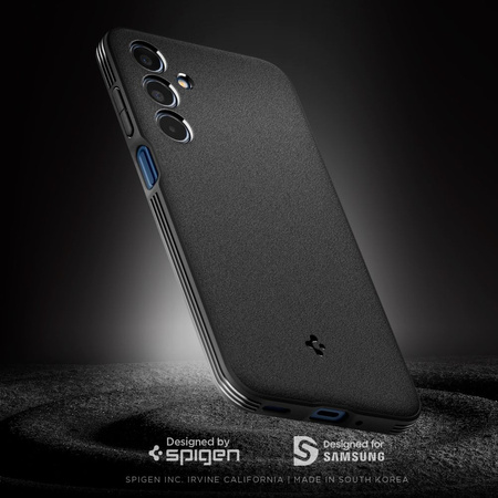 SPIGEN ETUI ESSENTIAL SANDBLAST DO GALAXY M35 5G WYSOKA OCHRONA MATTE BLACK