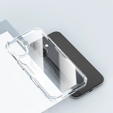 NILLKIN ETUI NATURE PRO CASE DO IPHONE 16 LEKKIE OCHRONA TELEFONU Z CAMERĄ