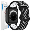 BELINE PASEK DO APPLE WATCH 38/40/41MM NOWY SPORT SILIKONOWY CZARNY BIAŁY