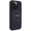 Red Bull RBHMP15X24PUILVR iPhone 15 Pro Max 6.7 hardcase granatowy/navy Leather Red Ring MagSafe