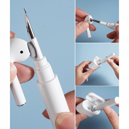 Zestaw czyszczący do słuchawek AirPods - biały