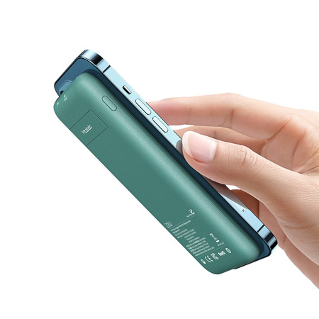 Powerbank Mcdodo, 20000mAh, PD 3.0, do IPhone, Magnetyczne ³adowanie, Zielony