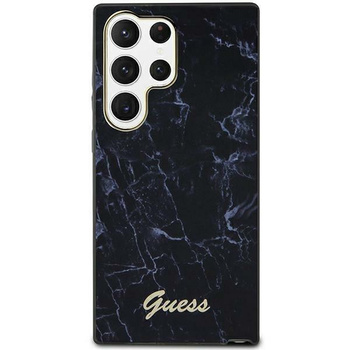 Etui Guess GUHCS23LPCUMAK S23 Ultra S918 - czarne Marble