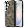 Etui Guess 4G Embossed Ring MagSafe do   Samsung Galaxy S26 Plus brązowy