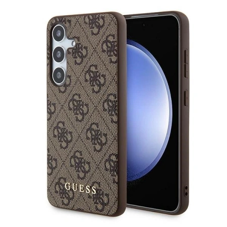 GUESS ETUI POKROWIEC HARDCASE Z LOGO ZŁOTYM METALOWYM DO SAMSUNG A35 A356