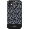 Etui Guess G Cube Stripes MagSafe GUHMN61HGCFSEK na iPhone 11 / Xr czarne