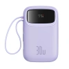 BASEUS POWERBANK 10000MAH 30W DO TELEFONÓW ANDROID IPHONE Z PODWÓJNYM USB-C